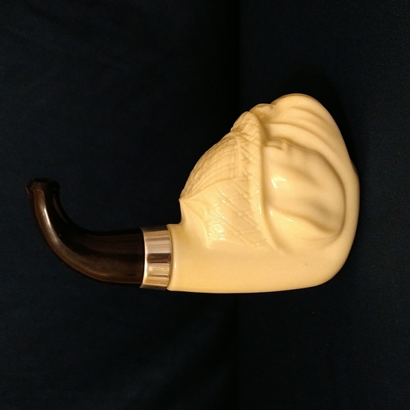 Vintage Avon Olande Cologne Bottle Decanter Sherlock Holmes Bull Dog After Shave - Picture 4 of 5